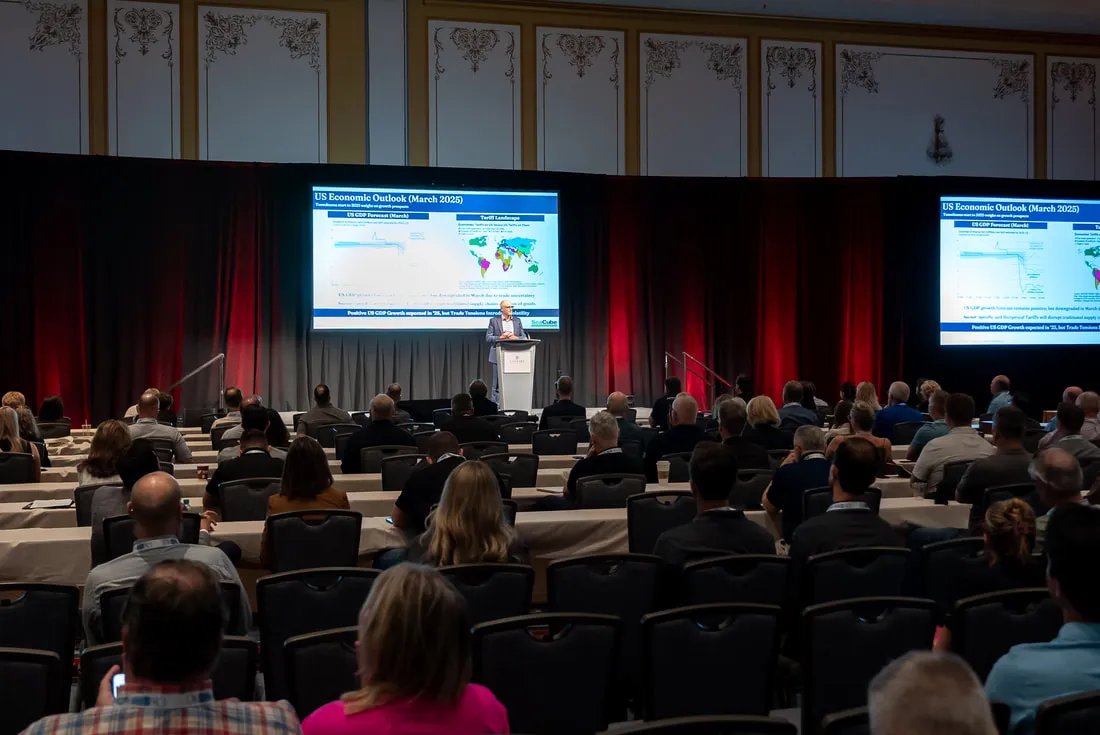 Attendees at a keynote session of an NPSA conference