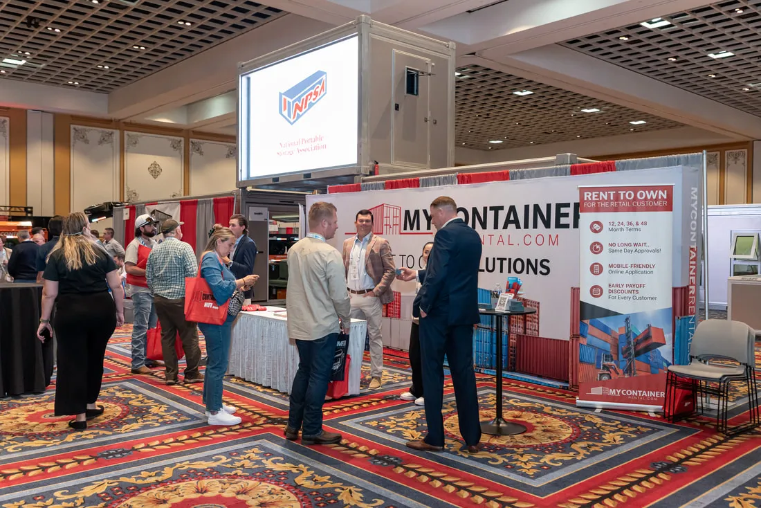 The trade show floor at the 2025 NPSA Conference & Trade Show in Las Vegas